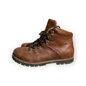 Birkenstock JACKSON Lenu Nubuck Brown Leather Boots EU 41/ US W 10.5-11/ M 8-8.5